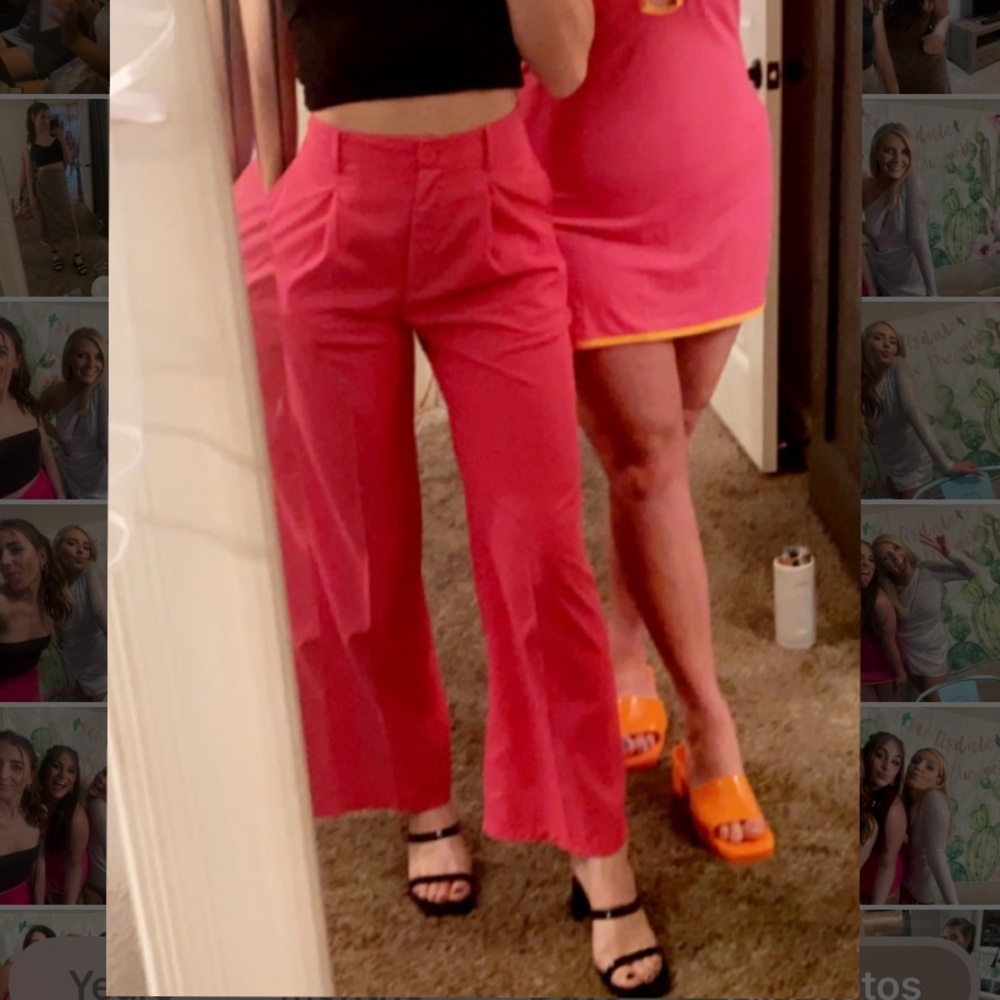 Pink trousers